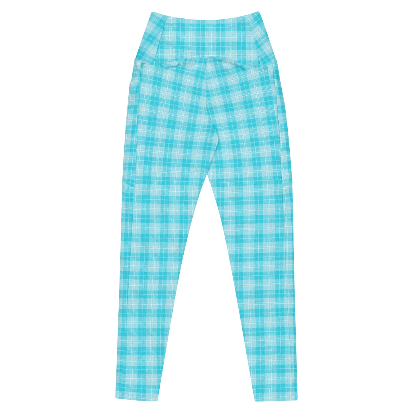 High-Waisted Pocket Leggings - Electric Blue