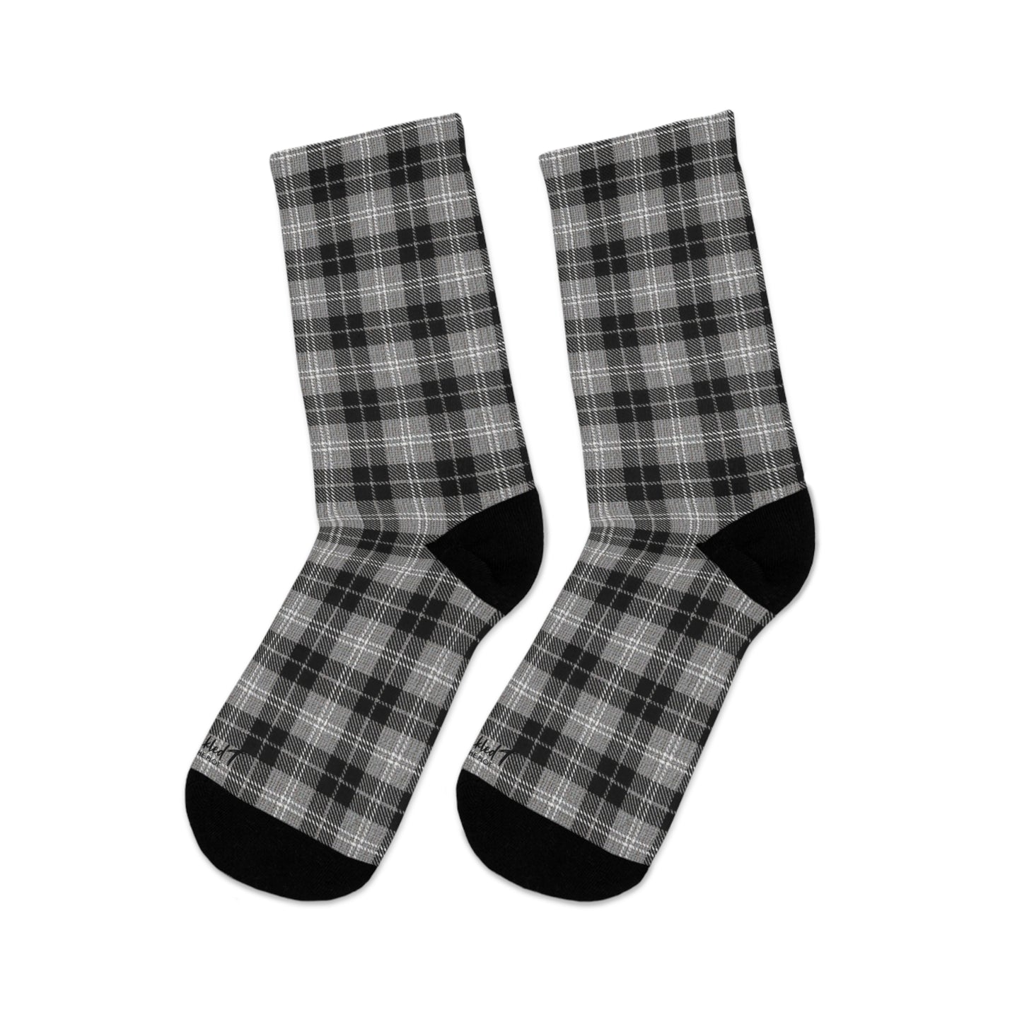 Recycled Poly Socks - Black & White