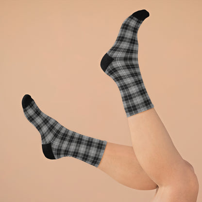 Recycled Poly Socks - Black & White