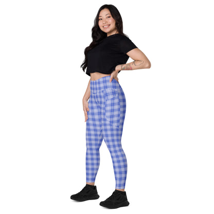 High-Waisted Pocket Leggings - Midnight Blue