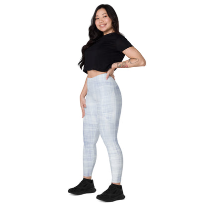 High-Waisted Pocket Leggings - Stone Wash