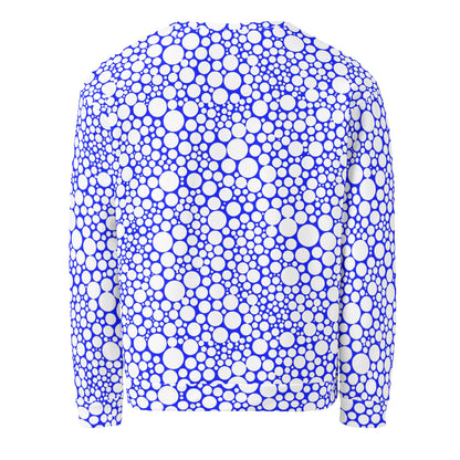 Unisex Sweatshirt - White Dots on Midnight Blue