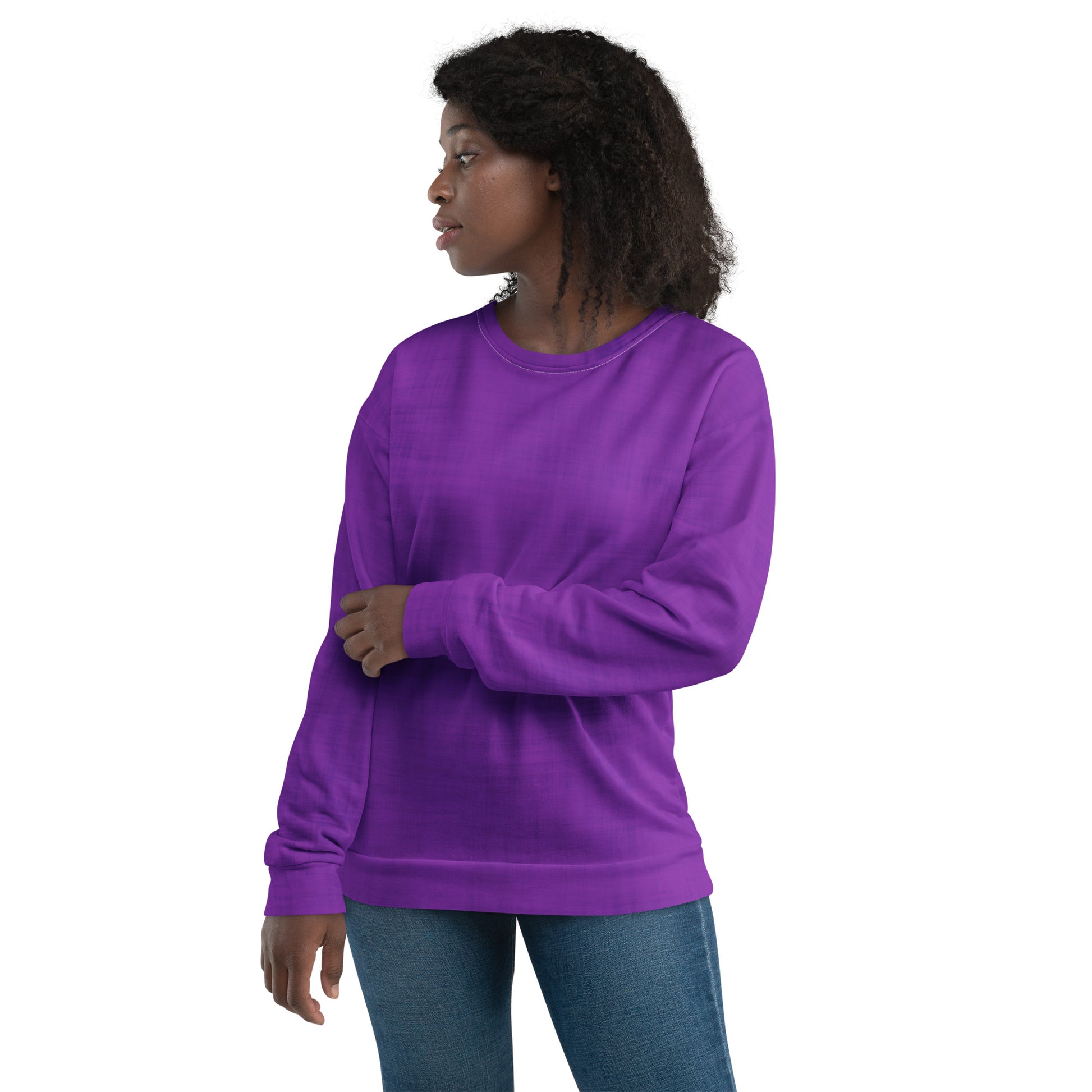 Unisex Sweatshirt - Purple Pop