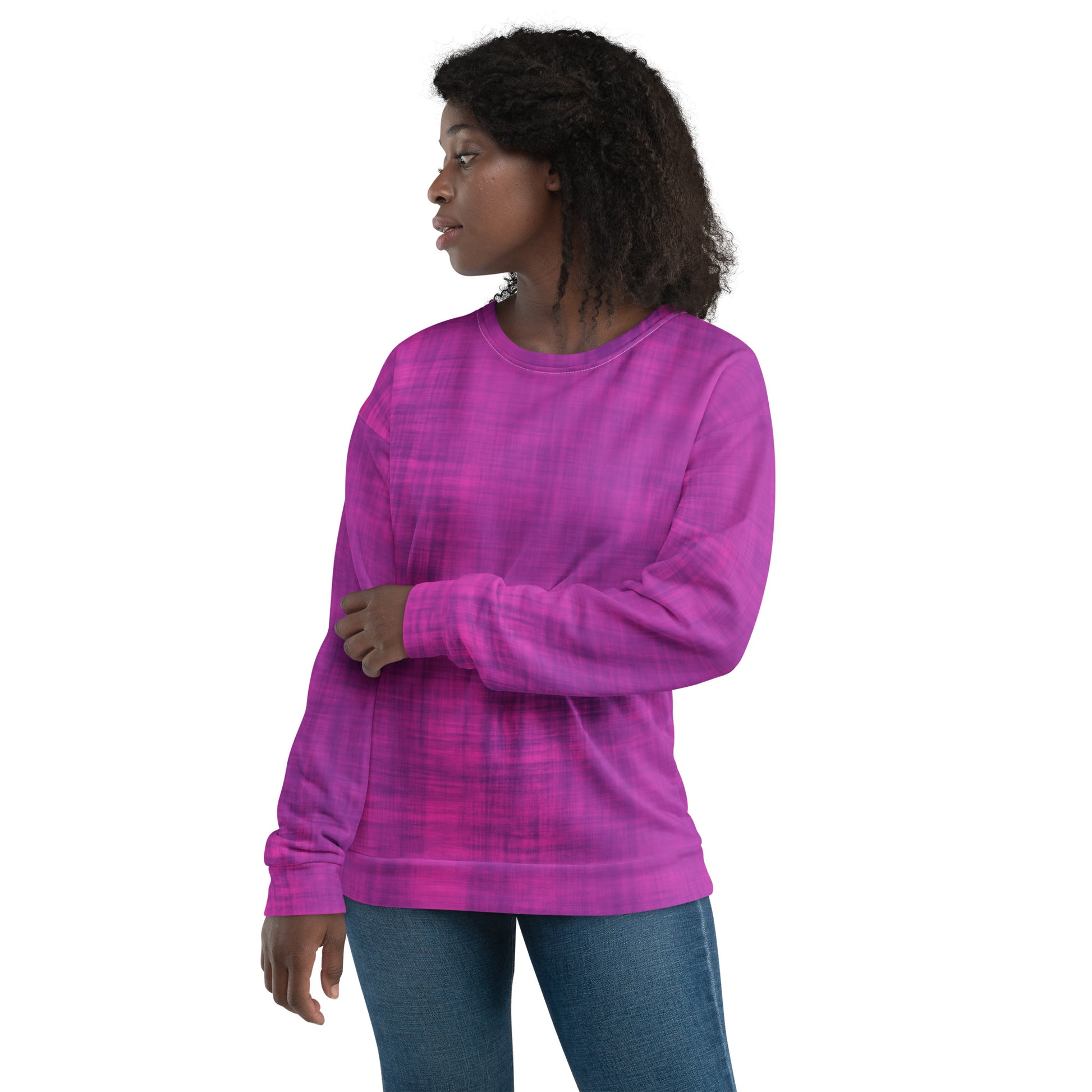 Unisex Sweatshirt - Cyber Pink