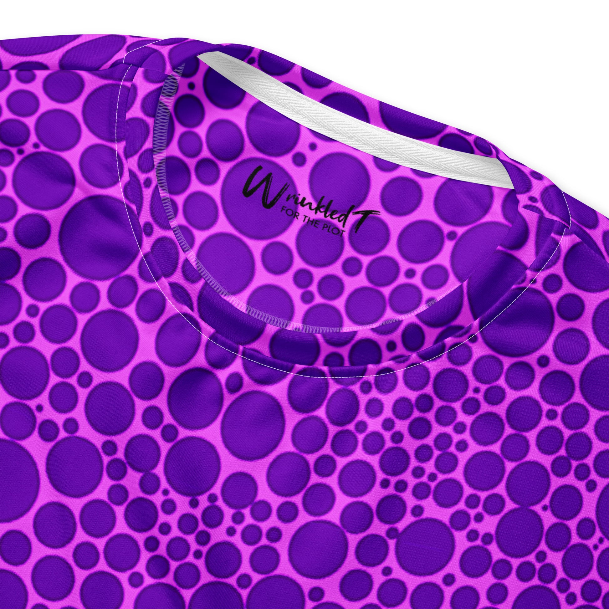 Unisex Sweatshirt - Purple Dots on Pink