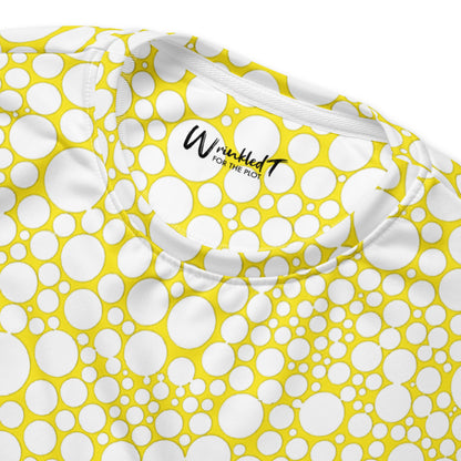 Unisex Sweatshirt - White Dots on Yellow