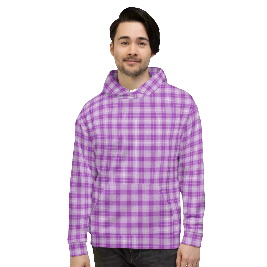 unisex hoodie purple pop