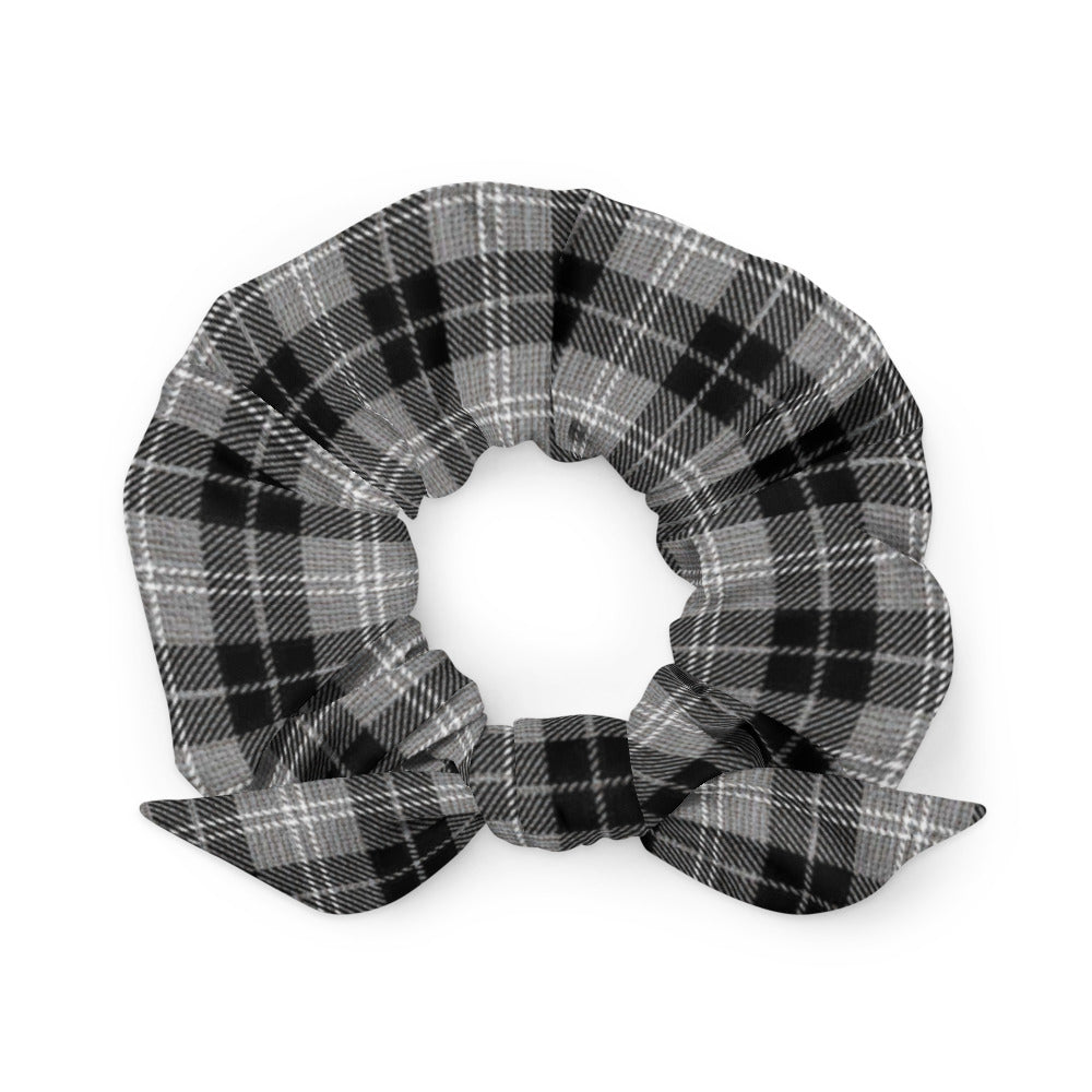 Black and White Scrunchie