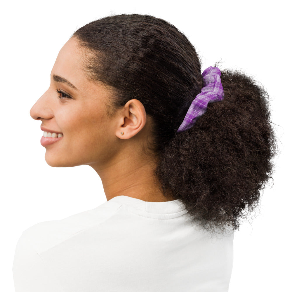 Profile photo of a woman with an Purple Pop Scrunchie