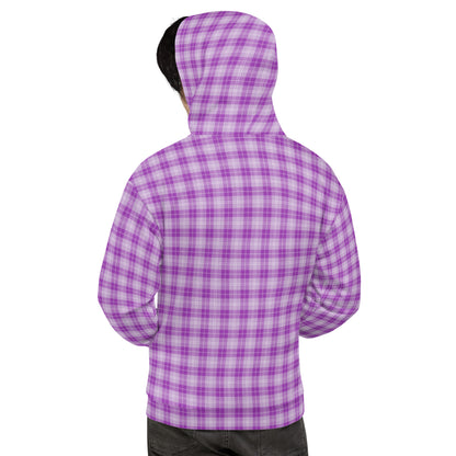 unisex hoodie purple pop