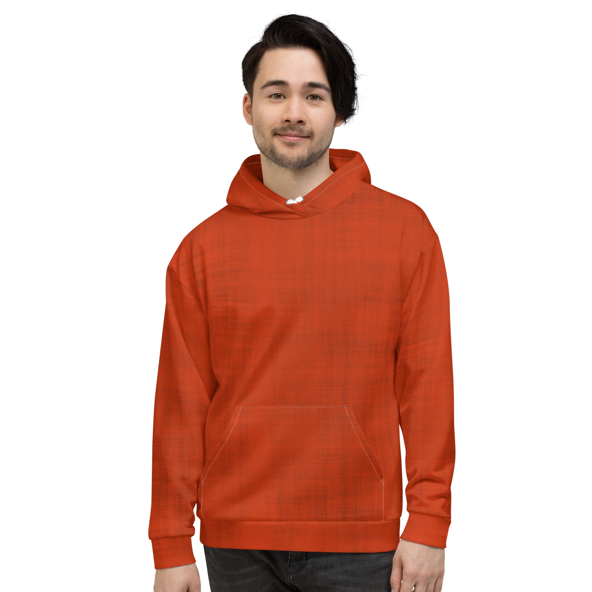 Color Pop Unisex Hoodie - Lava Red