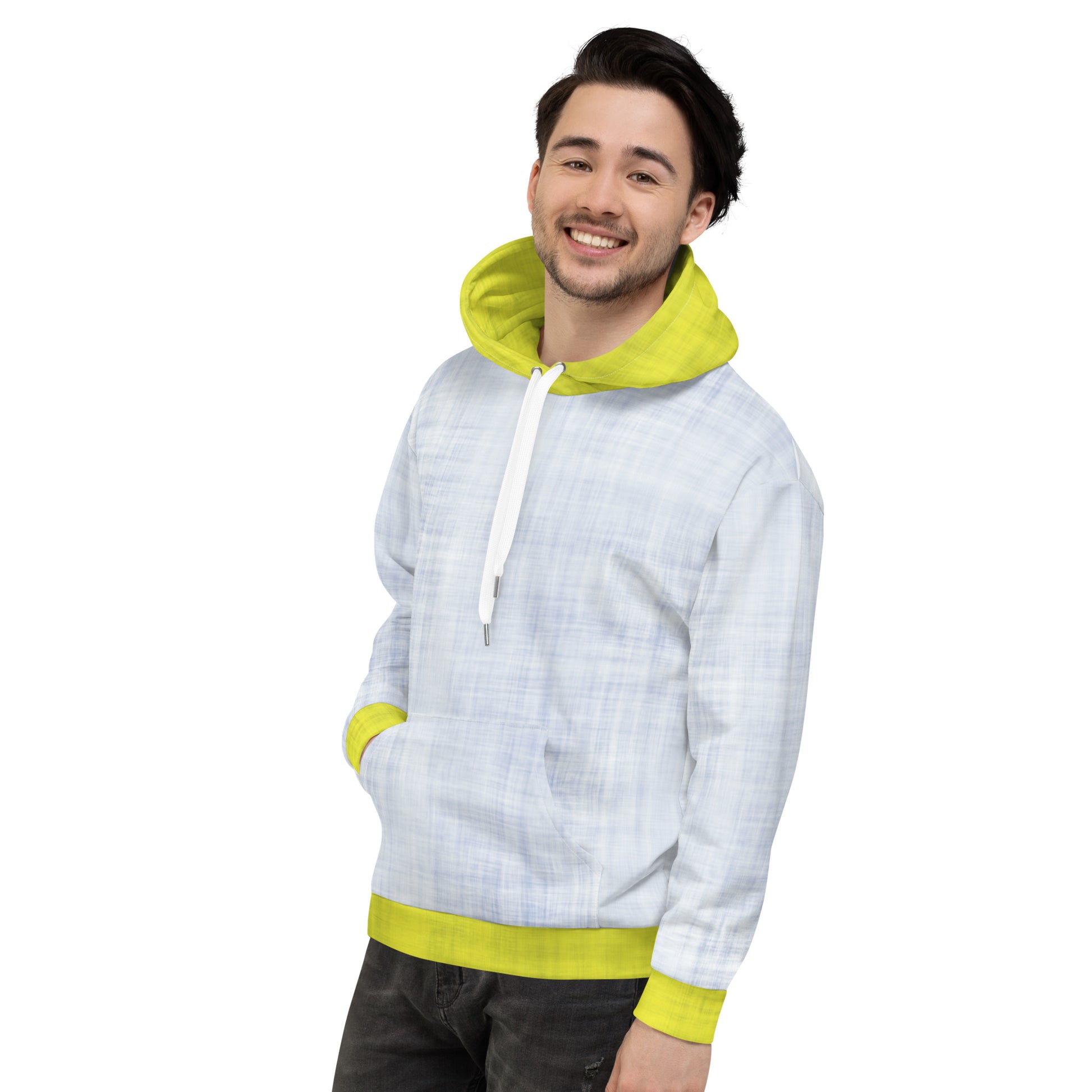 unisex hoodie zesty lemon grunge