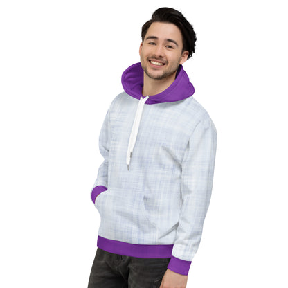 unisex hoodie purple pop grunge