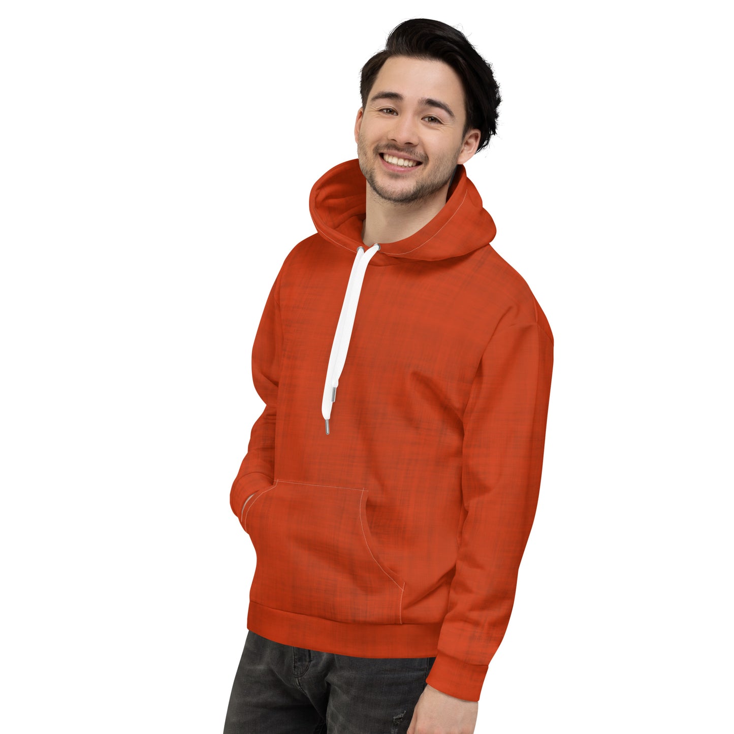 Color Pop Unisex Hoodie - Lava Red