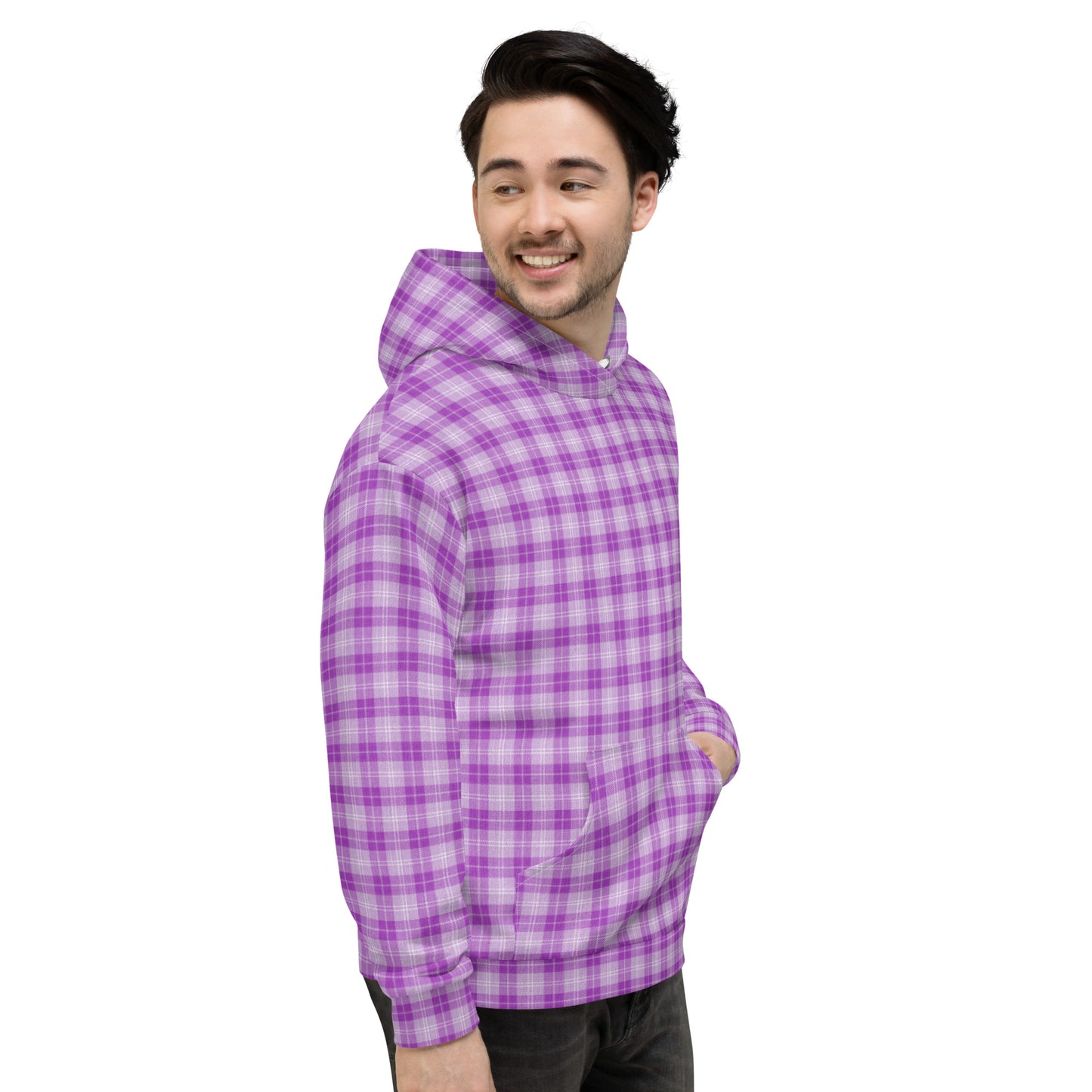 unisex hoodie purple pop