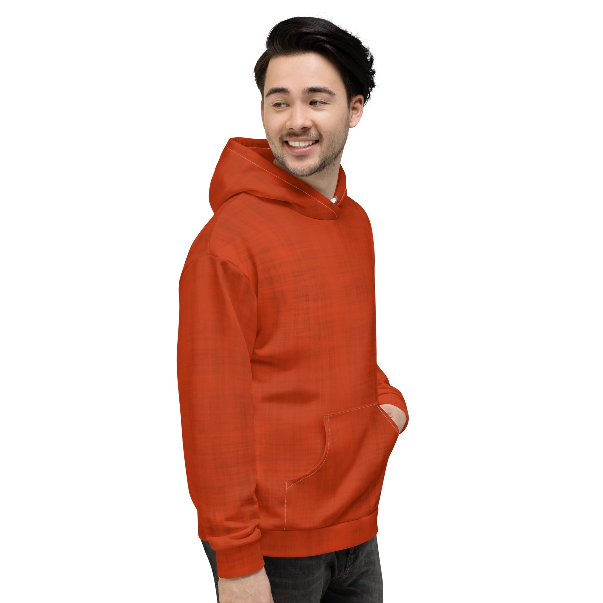 Color Pop Unisex Hoodie - Lava Red