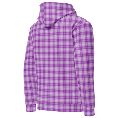 unisex hoodie purple pop