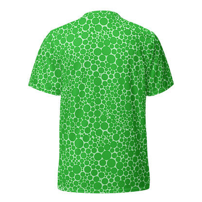 Unisex Sports Jersey - Neon Green Dots