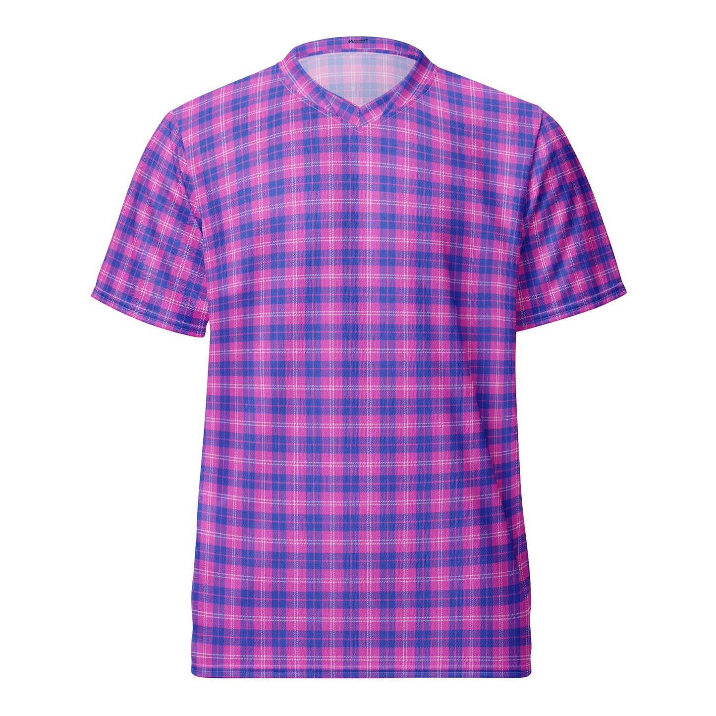 unisex sports jersey indigo and pink