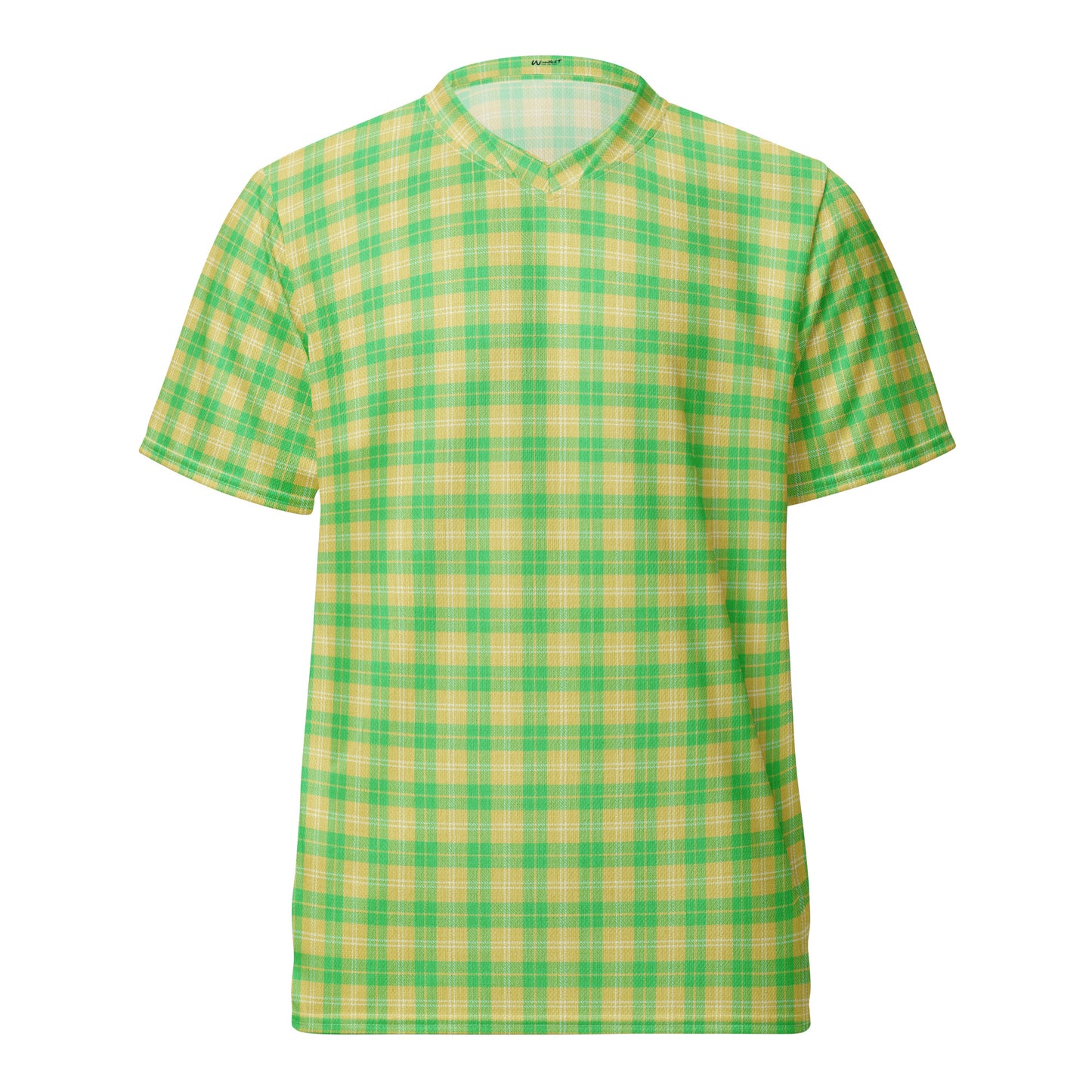 unisex sports jersey green and yellow