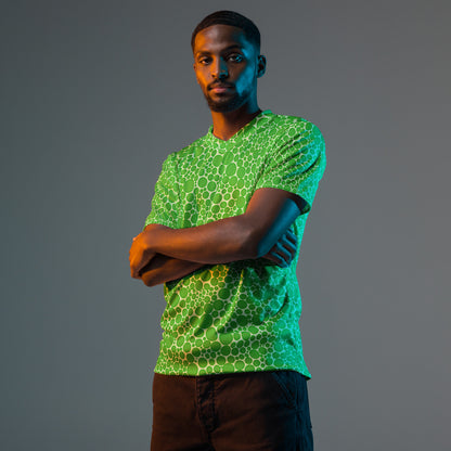 Unisex Sports Jersey - Neon Green Dots