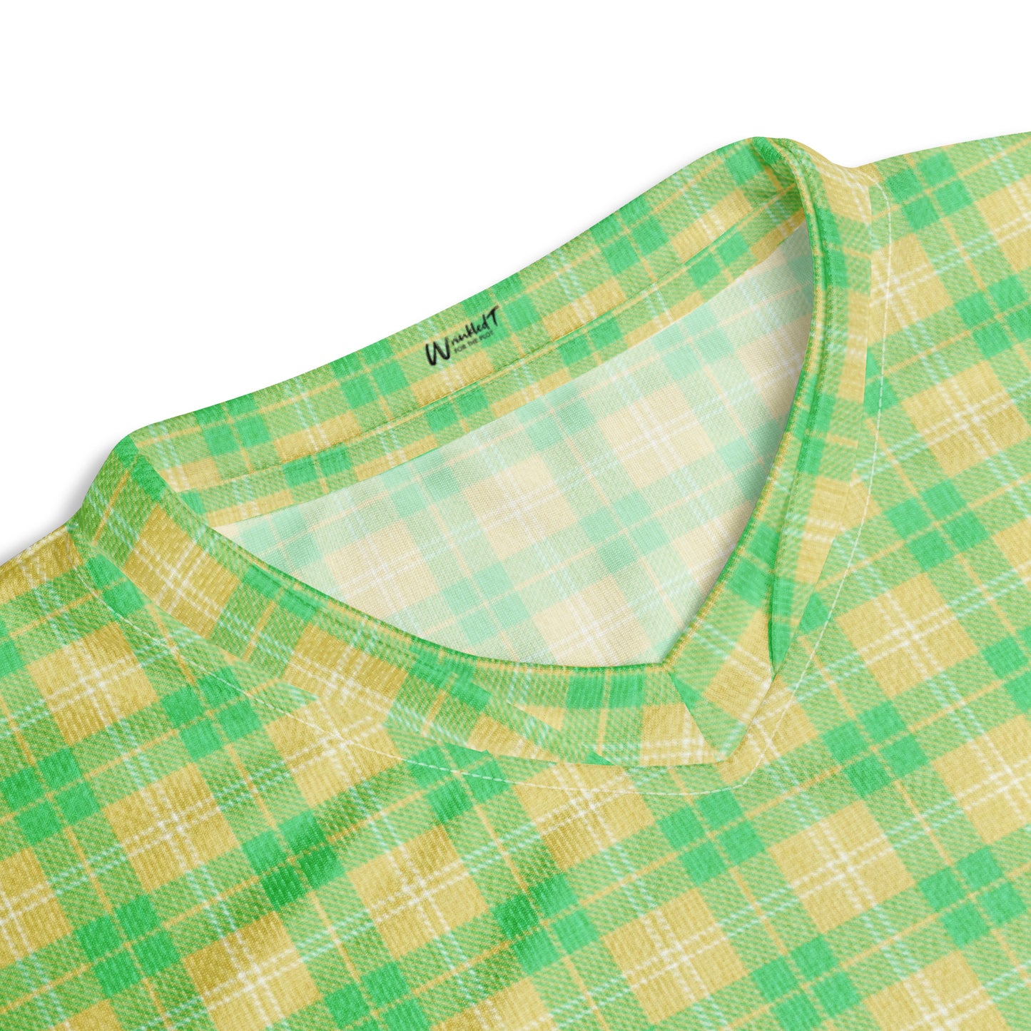 unisex sports jersey green and yellow