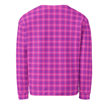 unisex sweatshirt purple and indigo