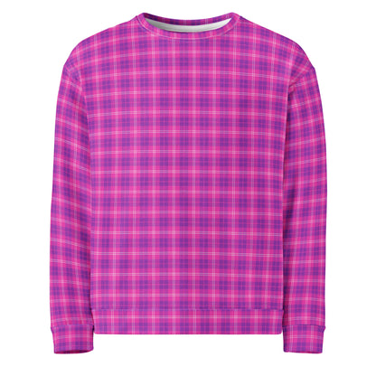 unisex sweatshirt purple and indigo