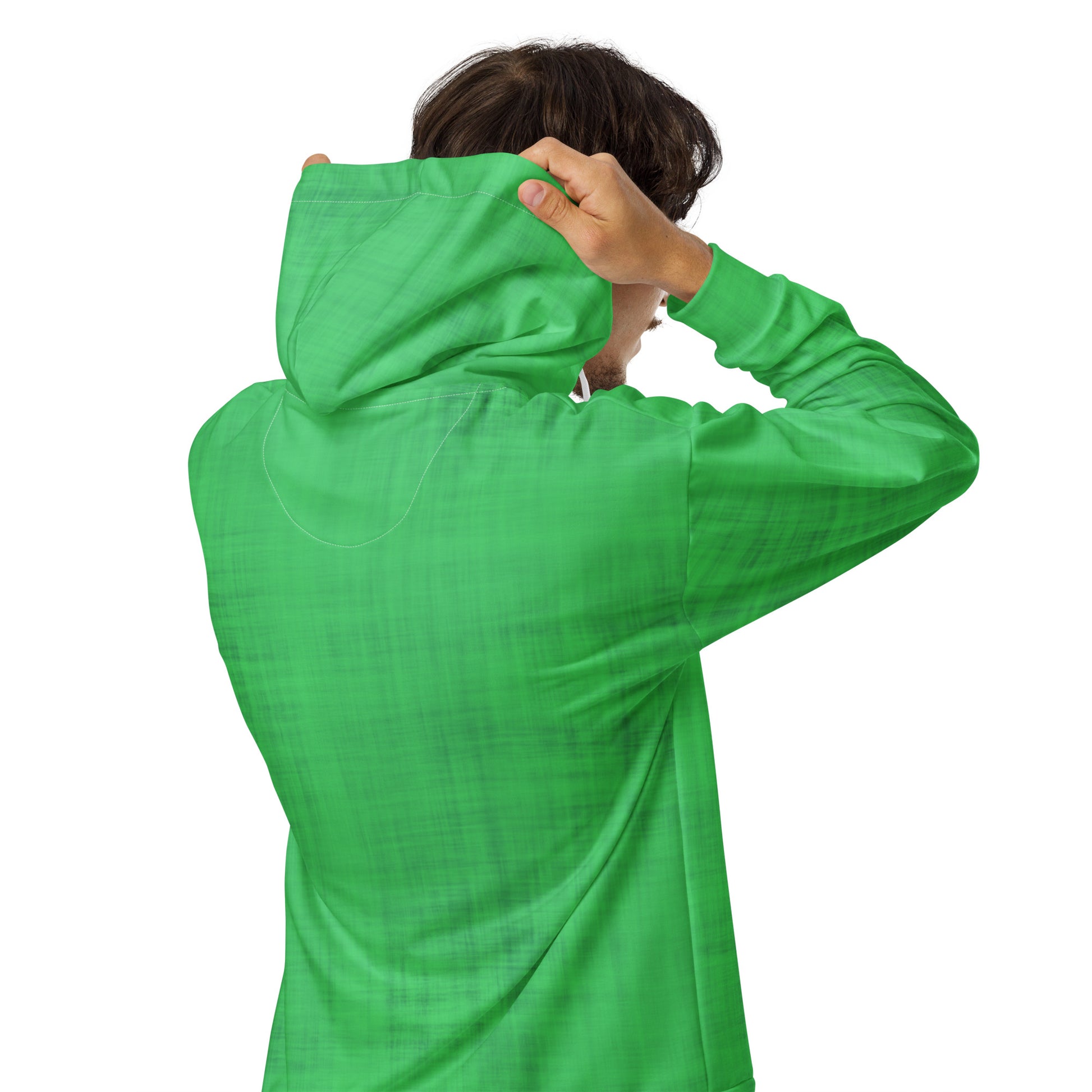 Color Pop Unisex Zip Hoodie - Neon Lime