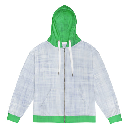 unisex zip hoodie neon lime