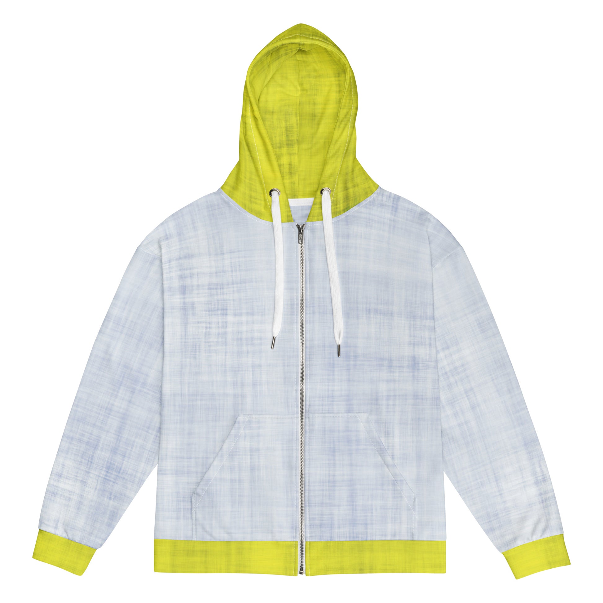 unisex zip hoodie zesty lemon