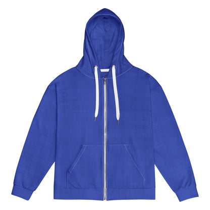 Color Pop Unisex Zip Hoodie - Midnight Blue