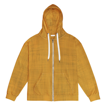 Color Pop Unisex Zip Hoodie - Orange Crush