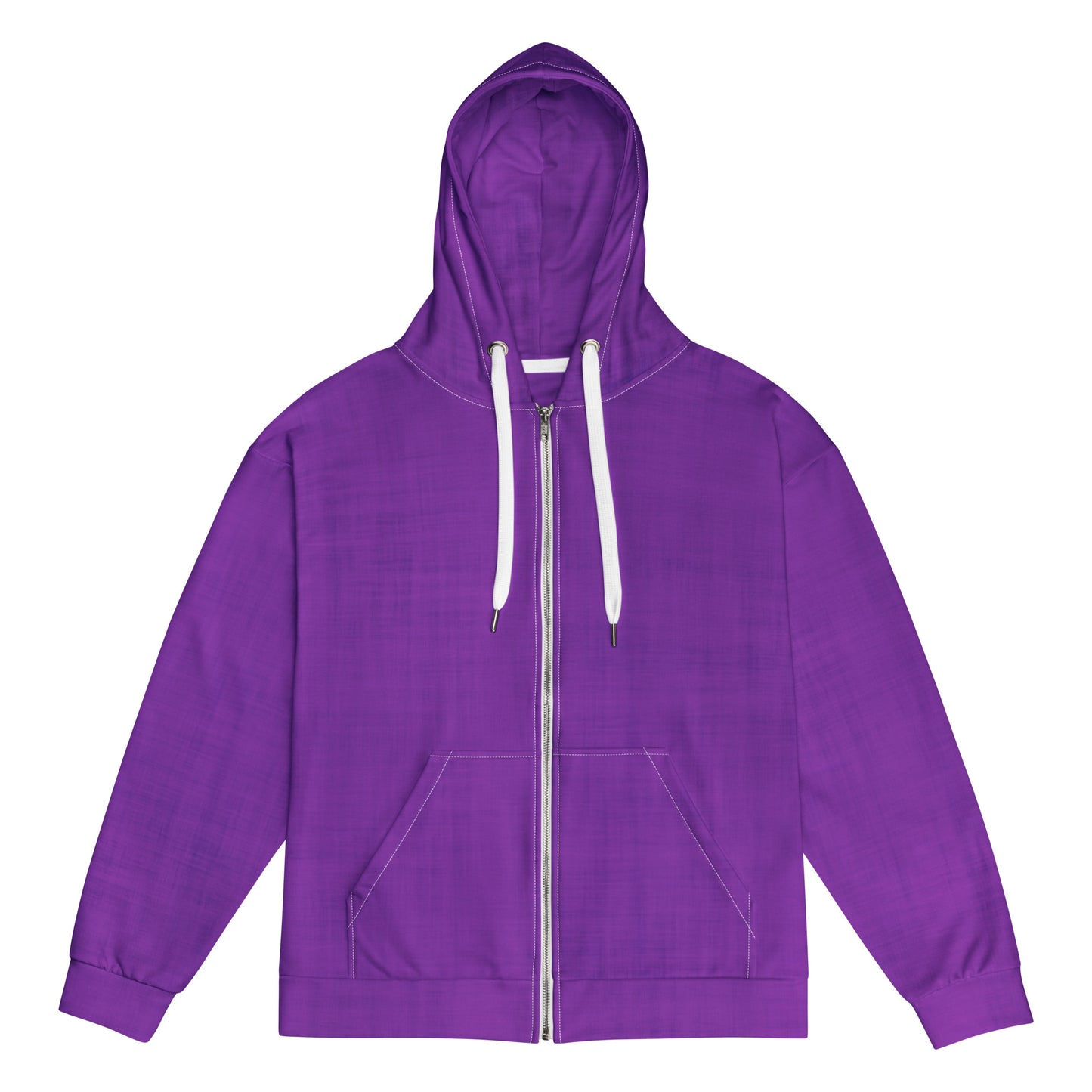 Color Pop Unisex Zip Hoodie - Purple Pop