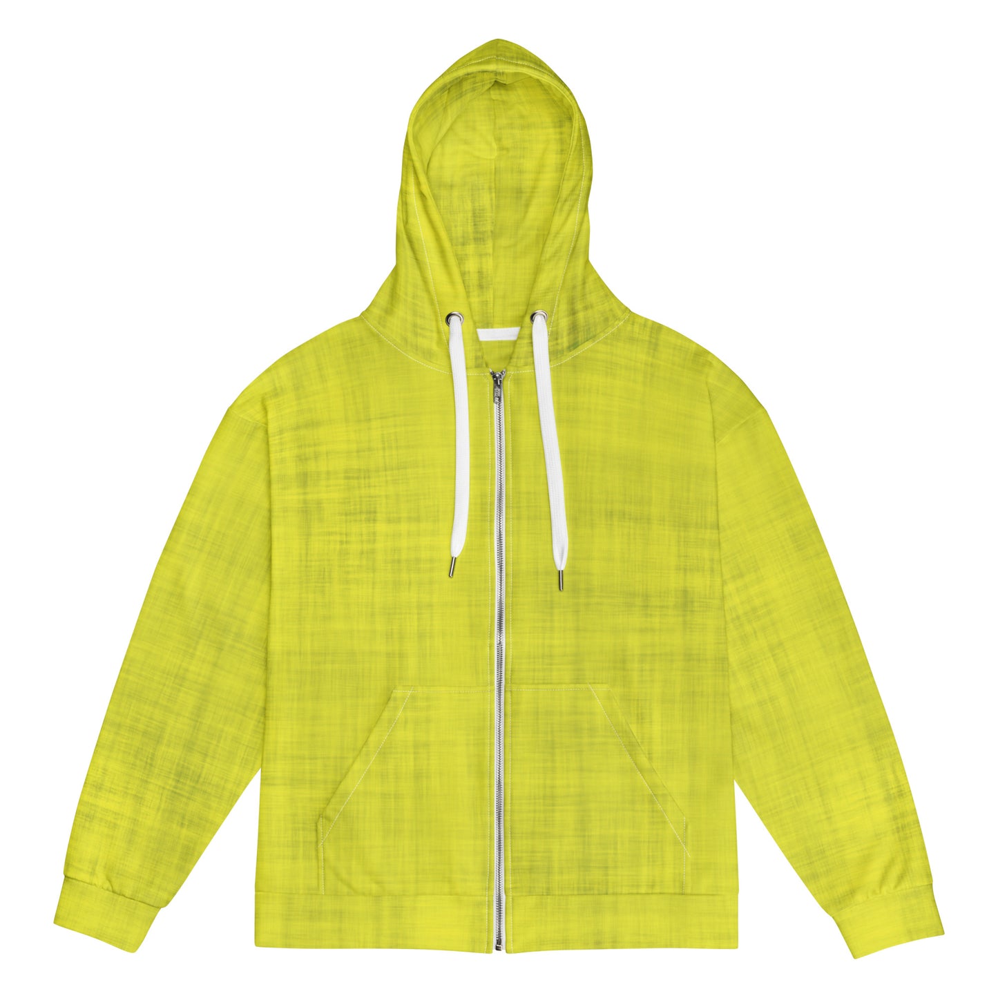 Color Pop Unisex Zip Hoodie - Zesty Lemon