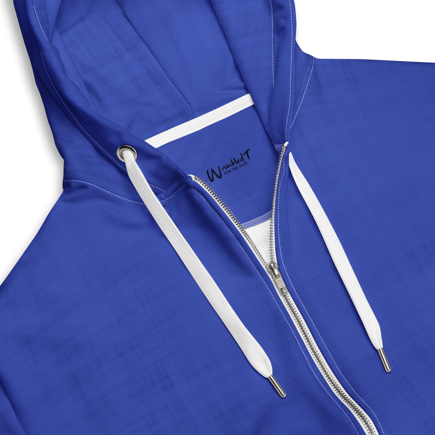 Color Pop Unisex Zip Hoodie - Midnight Blue