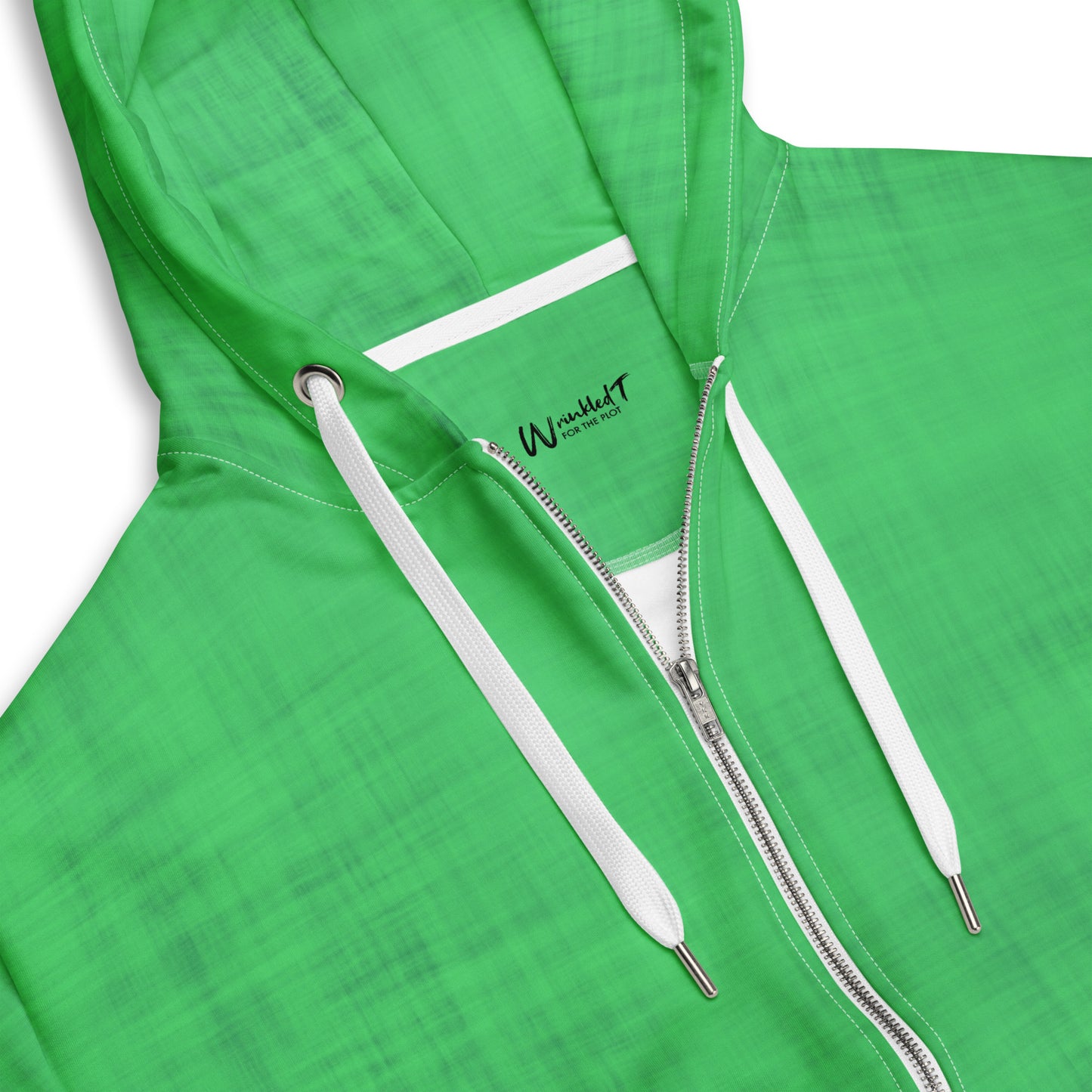 Color Pop Unisex Zip Hoodie - Neon Lime