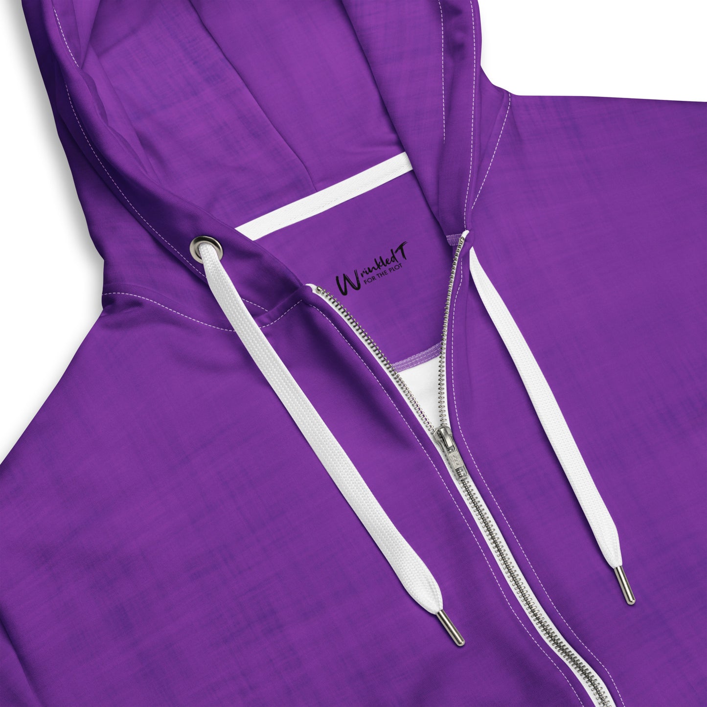 Color Pop Unisex Zip Hoodie - Purple Pop