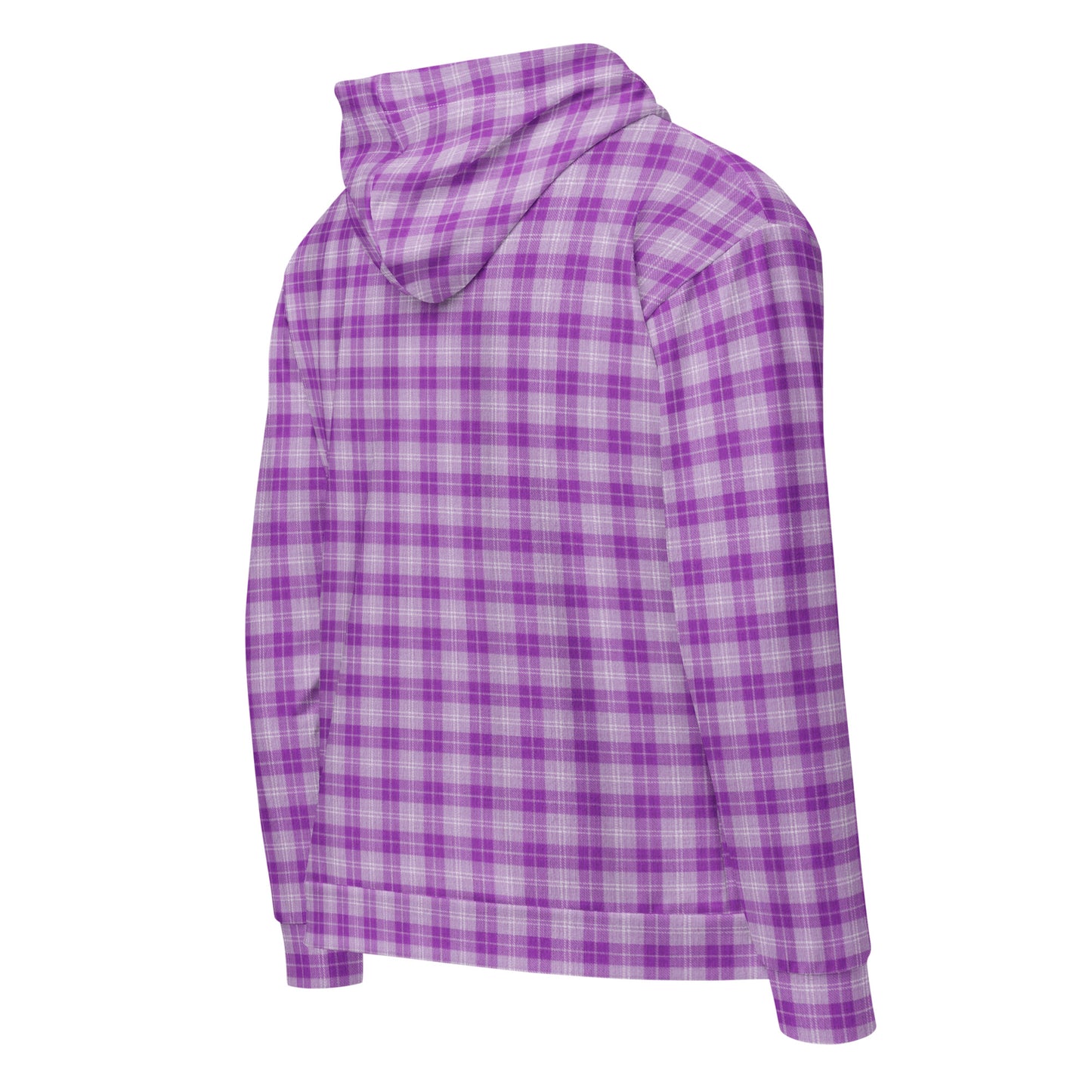 unisex zip hoodie purple pop