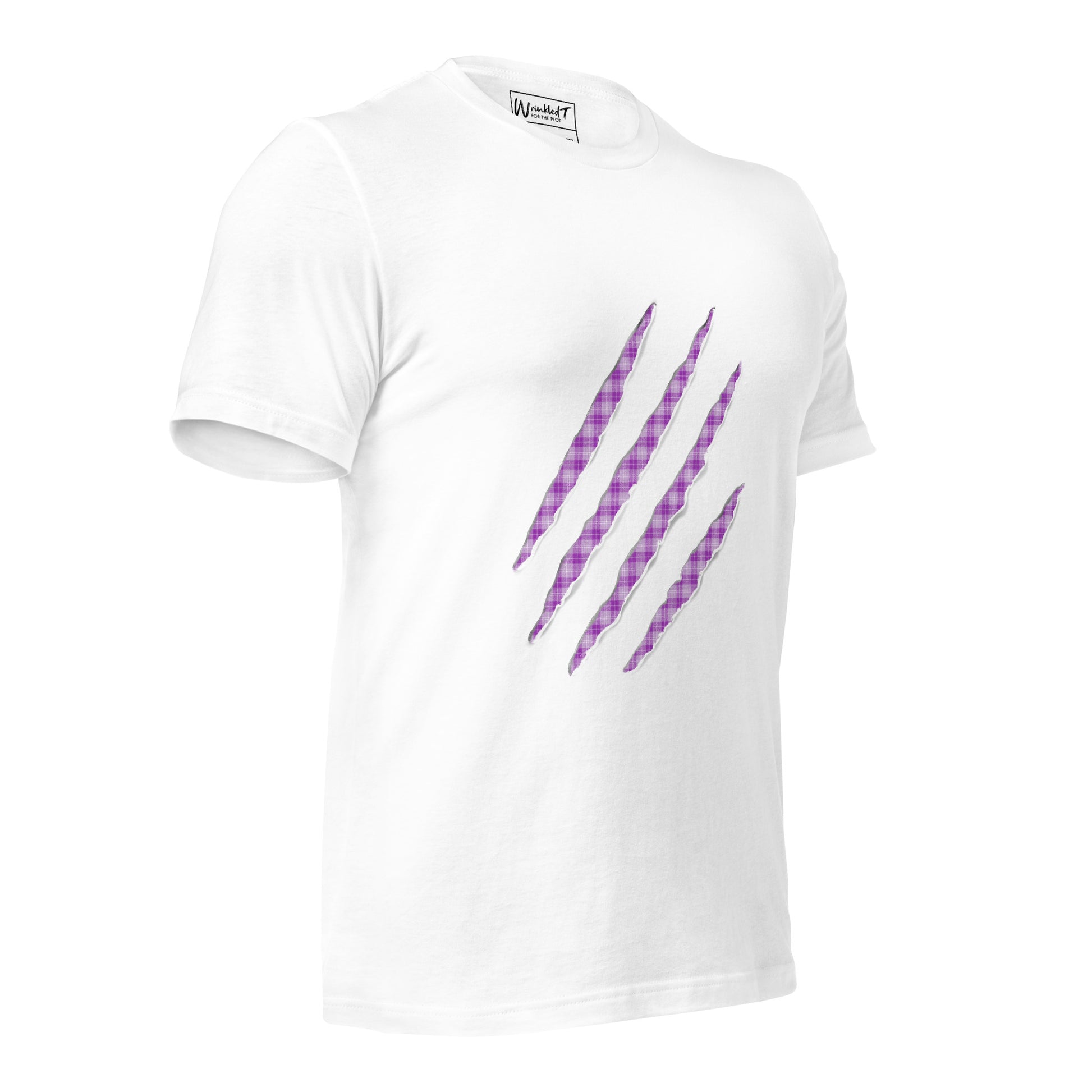 unisex claw t-shirt purple pop