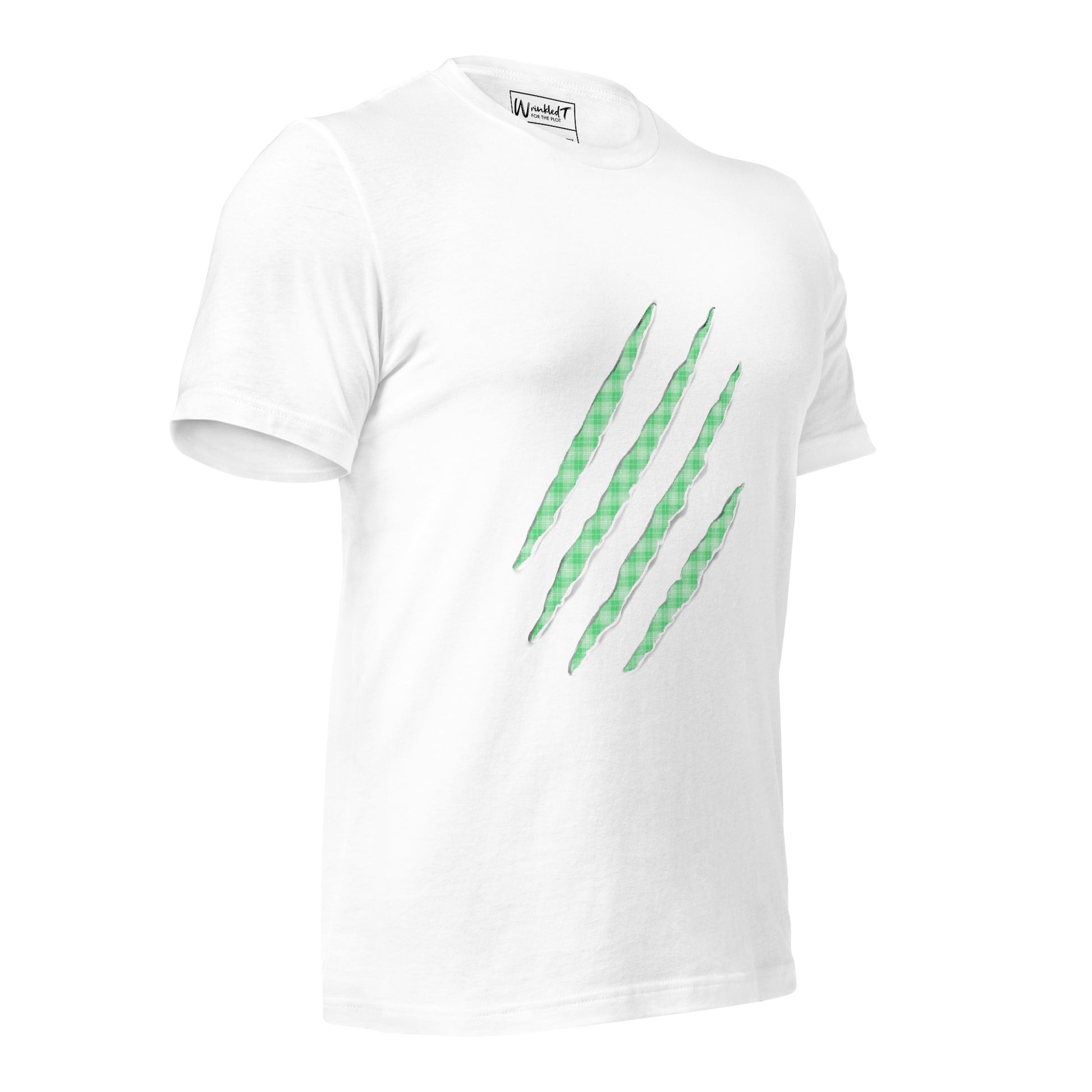 unisex claw t-shirt neon lime