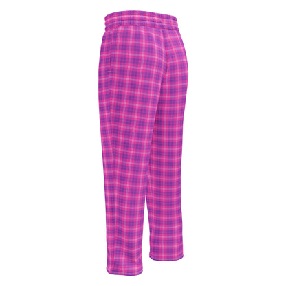 unisex wide-leg joggers purple and indigo