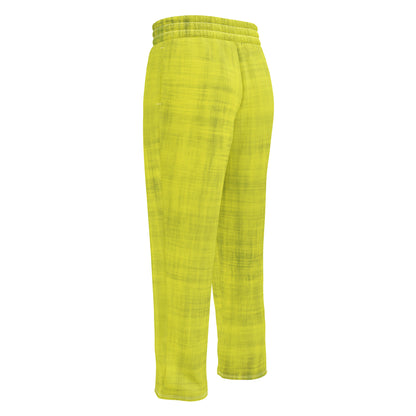 Color Pop Wide-leg joggers - Zesty Lemon