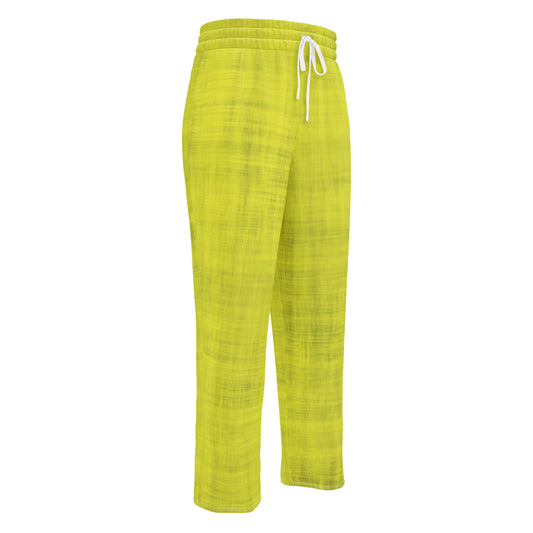 Color Pop Wide-leg joggers - Zesty Lemon