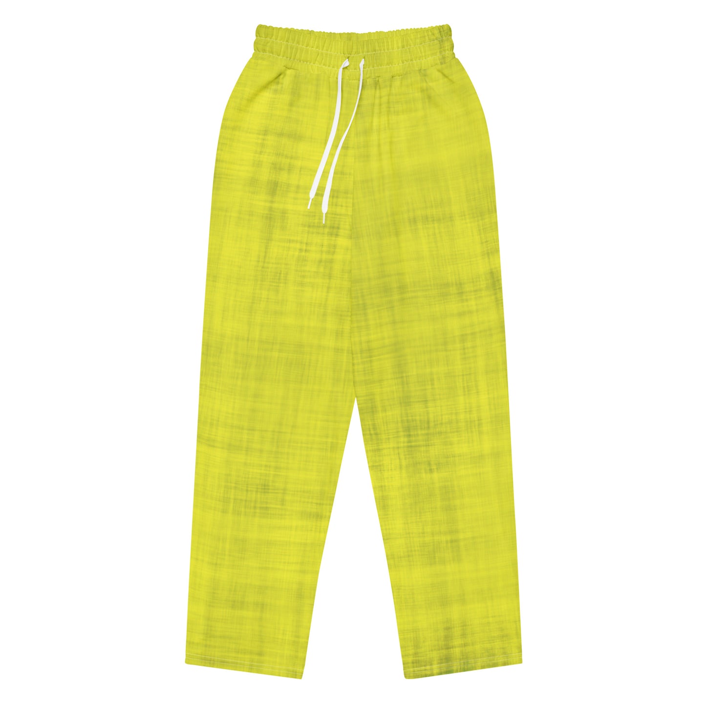 Color Pop Wide-leg joggers - Zesty Lemon