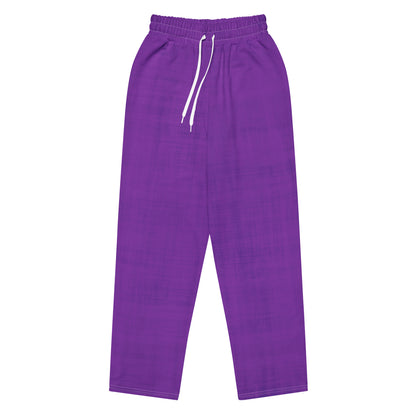 Color Pop Wide-leg joggers - Purple Pop