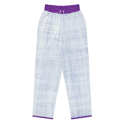 Grunge Vibes Wide-leg joggers - Purple Pop