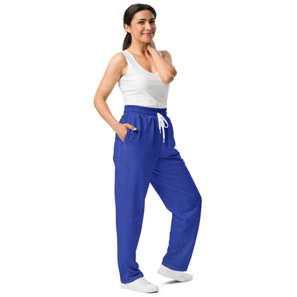 Color Pop Wide-leg joggers - Midnight Blue